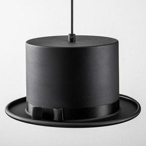 Candeeiro de Teto Fotr Sivani – Preto e Branco – 30 cm de Diâmetro, 11