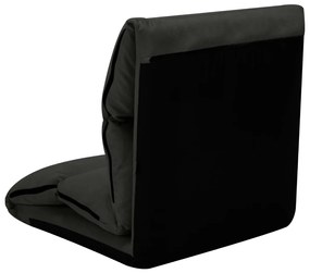 Colchão dobrável microfibra preto