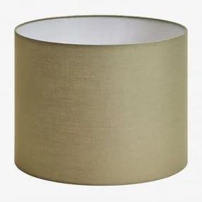 Abajur De Tecido Arlina Verde Sálvia & Ø40 Cm - ↑30 Cm - Sklum