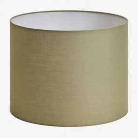 Arlina Tecido Para Abajur Verde Sálvia & Ø40 Cm - ↑30 Cm - Sklum