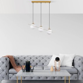 Chandelier Hug – Dourado – 76x167x17 cm
