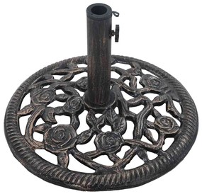 Base para guarda-sol 12 kg 48 cm ferro fundido bronze