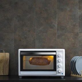 Mini-Forno com capacidade de 46 litros Bake&amp;Toast 4600 White Gyro, 12 funções combináveis, alta potência de 2000 W e espeto rotativo Branco