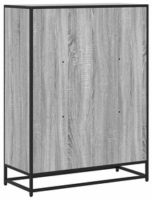 Estante 80,5x35x107,5 cm derivados de madeira cinzento sonoma