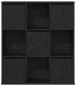 Estante 89x24x101,5 cm derivados de madeira carvalho preto