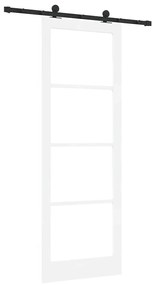 Porta Deslizante vidaXL com Conjunto de Ferragens 'ORKDAL'Branca 83x23