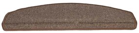 Tapetes de escada 20 pcs 65x24x4 cm castanho café