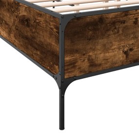 Estrutura cama 120x190 cm derivados de madeira/metal