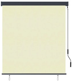 Estore de rolo para exterior 140x250 cm creme