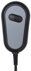 Poltrona de massagens elevatória couro artificial castanho