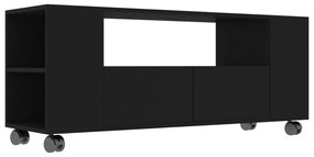 Móvel de TV 120x35x48 cm derivados de madeira preto
