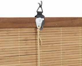 Persianas e Sombras de Janela Marrom Claro 110 x 220 cm Bambu