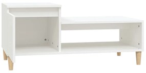 Mesa de centro 100x50x45 cm derivados de madeira branco