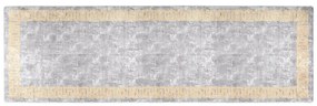 Tapete lavável antiderrapante 80x300 cm cinzento