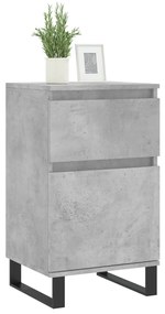 Aparadores 2 pcs 40x35x70 cm derivados de madeira cinza cimento