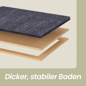 Arranhador para gatos, 45 x 40 x 135 cm com barra lavável e removível cinzento escuro