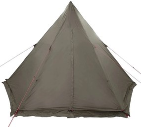 Tenda familiar tipi para 6 pessoas impermeável castanho