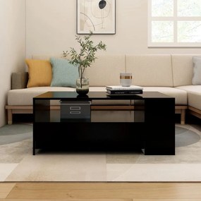 Mesa de centro 102x55x42 cm derivados de madeira preto