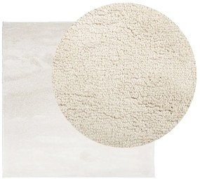 Tapete de pelo curto OVIEDO 200x200 cm bege
