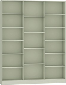 HOMCOM Estante 6 Níveis, Prateleira de Armazenamento com 17 Compartimentos e Prateleiras Reguláveis, 149 x 23,6 x 188 cm, Verde | Aosom Portugal