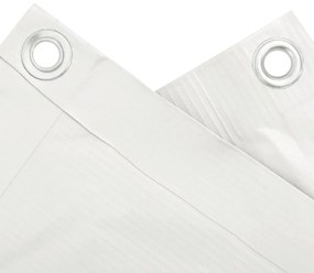 Tela de privacidade para varanda 800x75 cm PVC branco