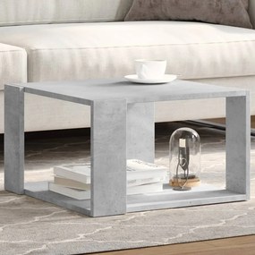 Mesa de centro 51,5x51,5x30 cm derivados madeira cinza-cimento