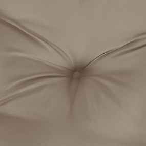 Almofadão para sofá de paletes tecido cinza-acastanhado