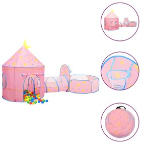 Tenda de brincar infantil 301x120x128 cm rosa