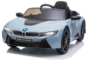 HOMCOM Carro Elétrico BMW I8 COUPE para Crianças com Bateria 6V Controlo Remoto e Manual Música MP3 e Faróis 115x72,5x46 cm Azul | Aosom Portugal