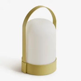 Lâmpada De Mesa Led Sem Fios Para Exterior Agnese Verde Lima - Sklum
