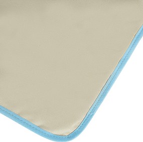 Conjunto de 2 Esteiras de Praia Dobráveis 124x53x50cm com Encosto Ajus