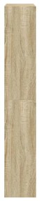 Sapateira 80x21x125,5 cm derivados de madeira carvalho sonoma