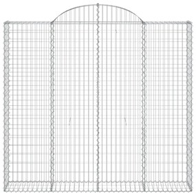 Cestos gabião arqueados 12pcs 200x30x180/200 ferro galvanizado