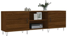 Móvel de TV 150x30x50 cm derivados de madeira carvalho castanho