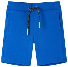 Calções de criança com cordão azul 92