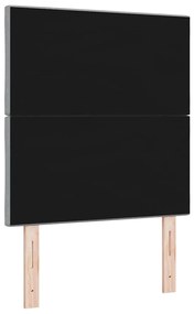 Cabeceira LED vidaXL Design de Blocos de Diamante Cinzento Claro 80 cm