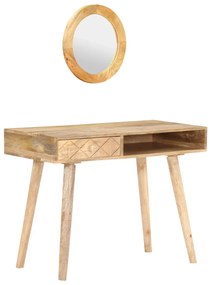 vidaXL Toucador 100x50x76 cm madeira de mangueira maciça