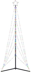 LED Árvore de Natal 525 LEDs Coloridos 302 cm