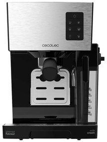 Máquina de café Cecotec Semiautomática Power Instant-ccino, Tanque de Leite, Cappuccino em Uma Etapa, 20 Bares de Pressão e Sistema Termobloco, Aço In