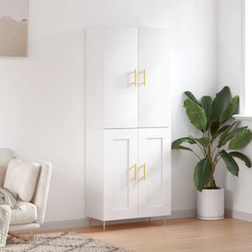 vidaXL Armário alto 69,5x34x180 cm derivados de madeira branco