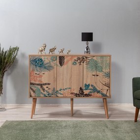 Console Mega – Carvalho Sonoma – 120x90x36 cm