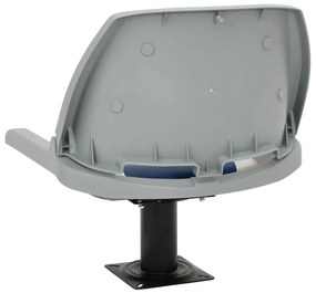 4 pcs conjunto assento barco dobrável 48x51x41 cm azul e branco