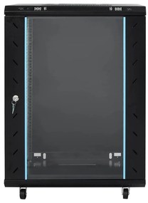 Armário bastidor 15U 19" IP20 60x45x86 cm preto