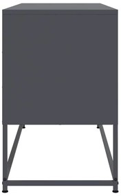 Móvel de TV 100,5x39x60,5 cm aço antracite