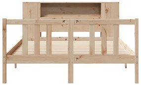Cama com estante sem colchão 120x200 cm pinho maciço
