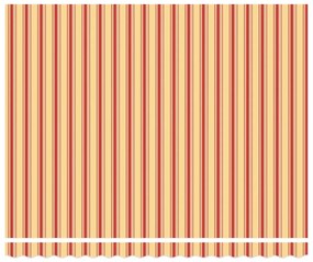 Toldo Retrátil Automático Amarelo e Laranja 400x300 cm