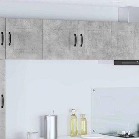 vidaXL Armário de cozinha suspenso com porta Cinzento 80 x 31 x 40 cm