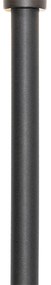 Foco de jardim moderno preto com LED IP54 - Skyf Moderno