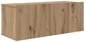 Conjunto de Estantes para TV 5 pcs carvalho artisiano