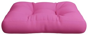 Almofadão para paletes 58x58x10 cm tecido oxford rosa
